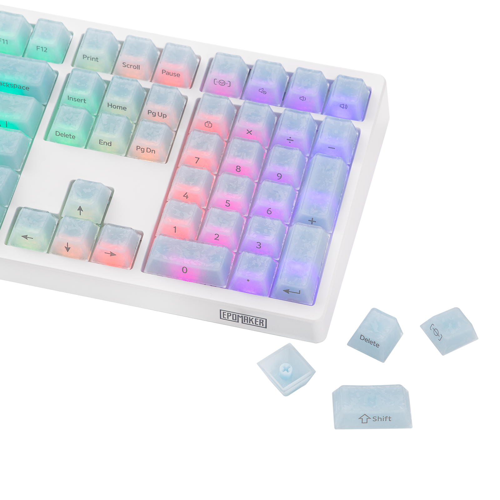 EPOMAKER Frost Jelly Keycap Set
