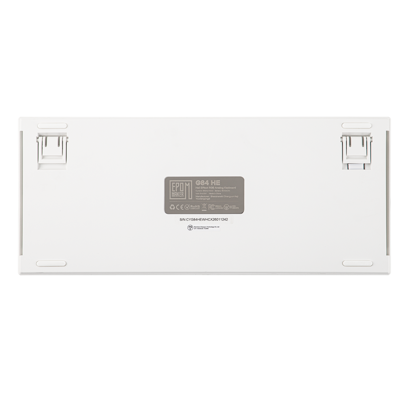 EPOMAKER G84 HE Hall Effect magnetic switch reverse angle close-up