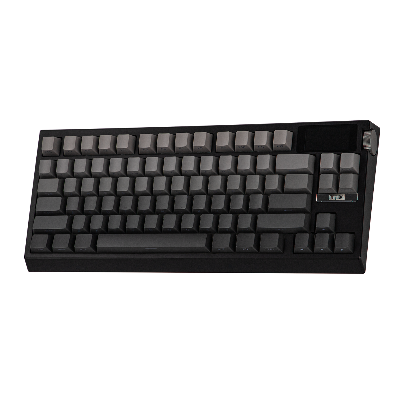 EPOMAKER G84 PRO black top-down clean view of full keyboard