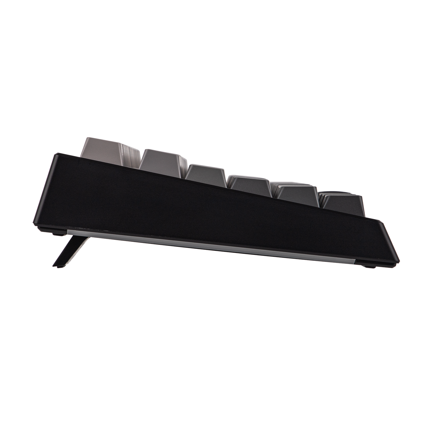 EPOMAKER G84 PRO black side profile showing low keyboard height