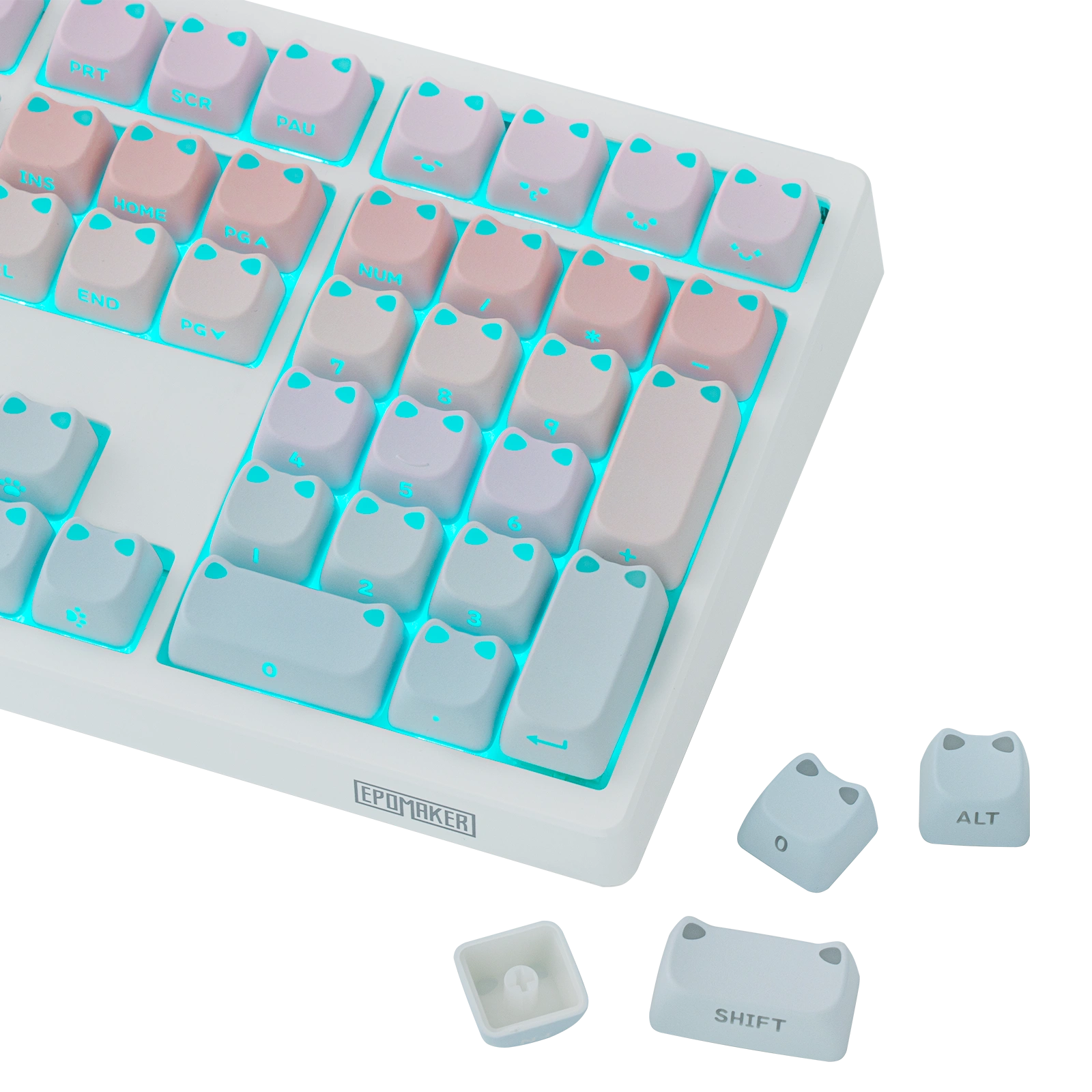 EPOMAKER Shimmeow Keycap Set