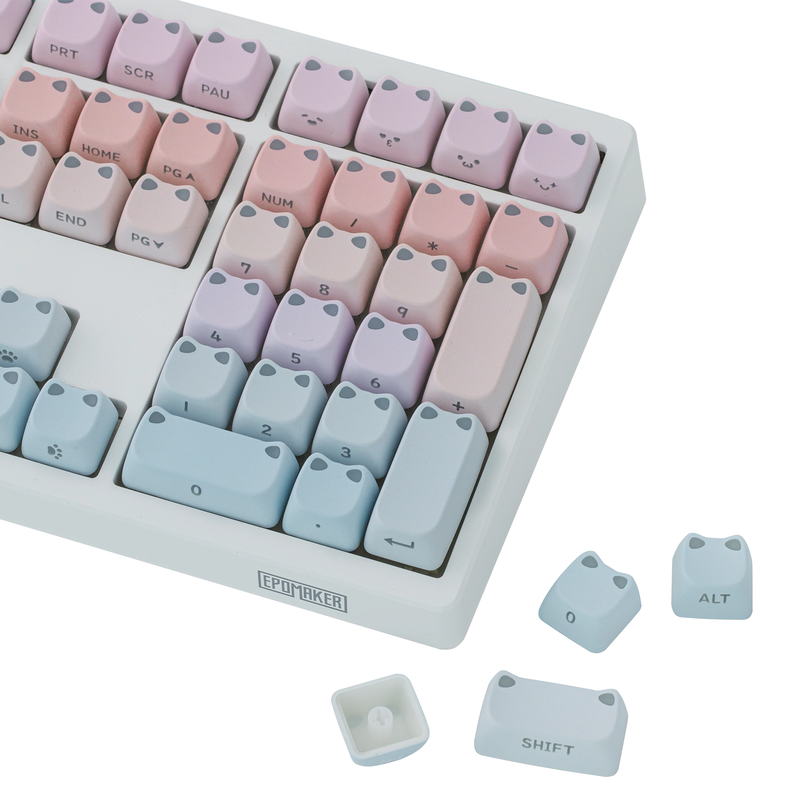 EPOMAKER Shimmeow Keycap Set
