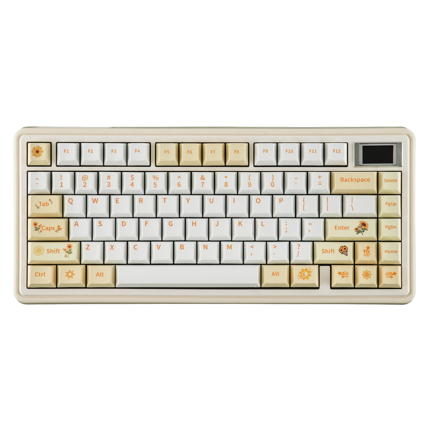 EPOMAKER Sunflower Keycap Set — angled product view