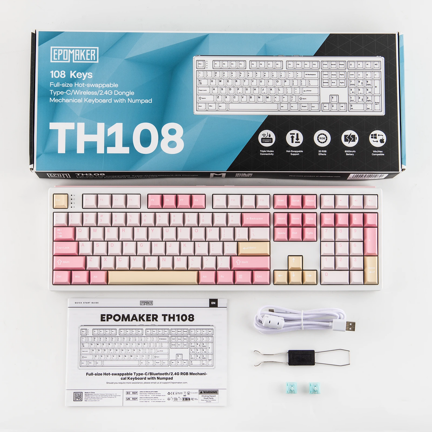 EPOMAKER TH108 — product view 46