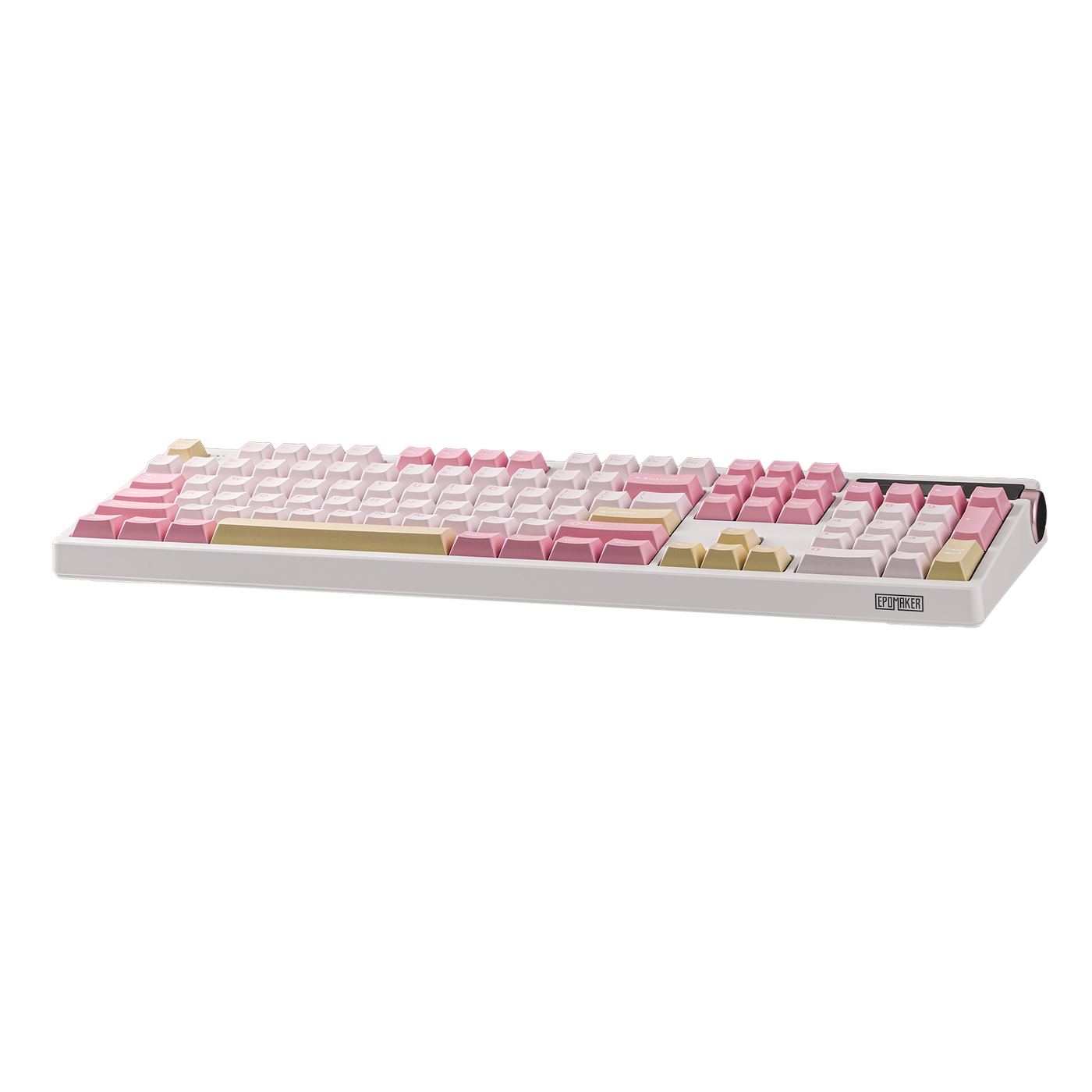 EPOMAKER TH108 PRO Pink angled lifestyle product shot