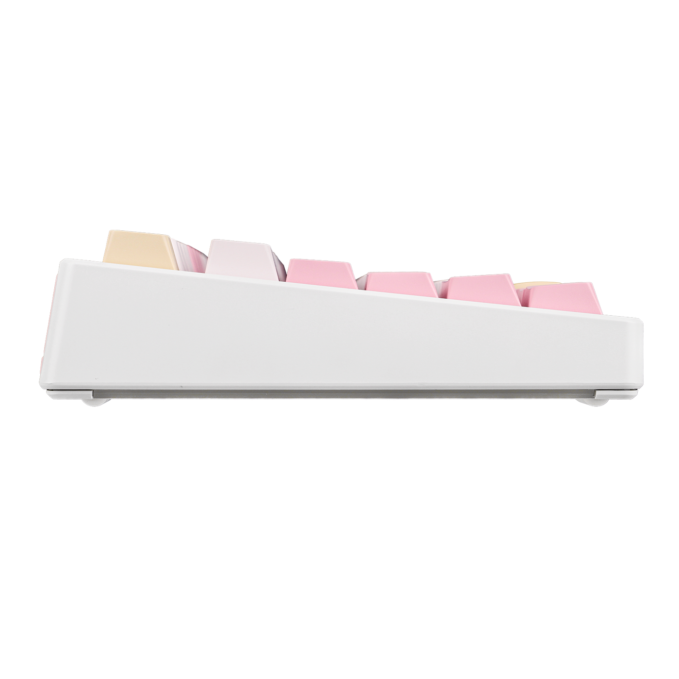 EPOMAKER TH108 PRO Pink side profile, no lighting