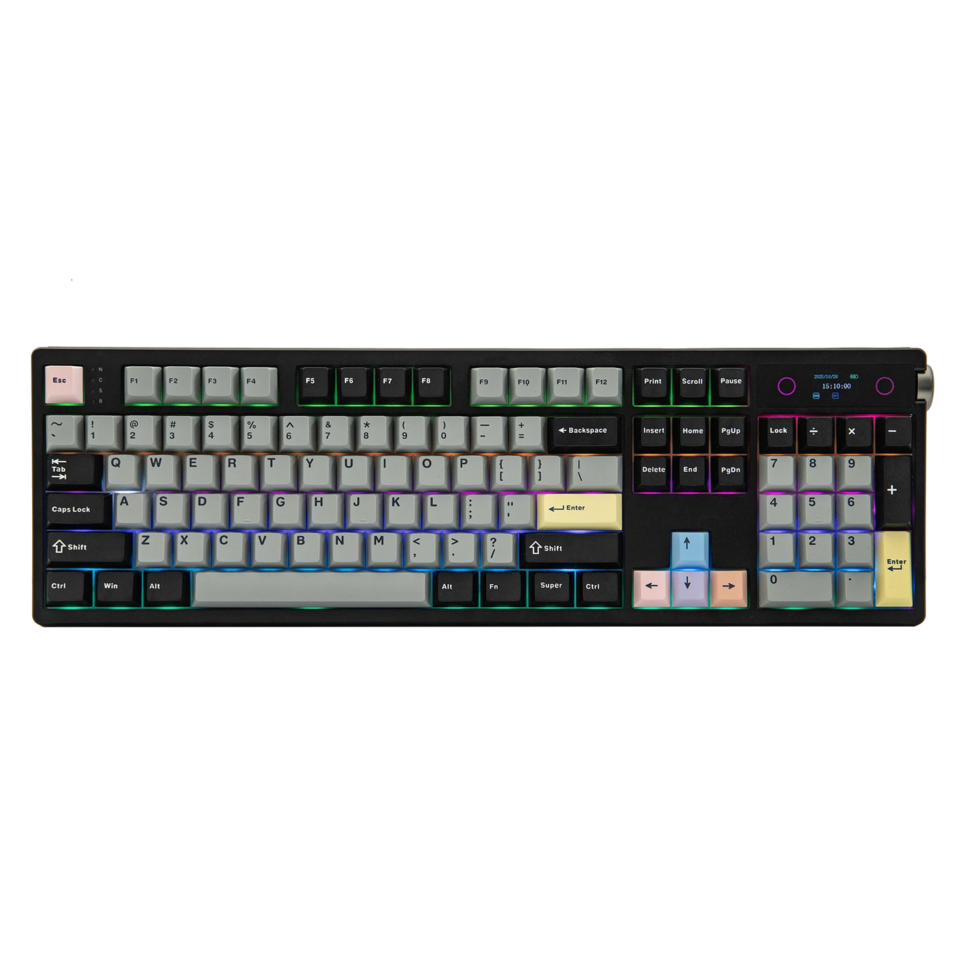 TH108 PRO + CarbonX Mouse Bundle — top-down view