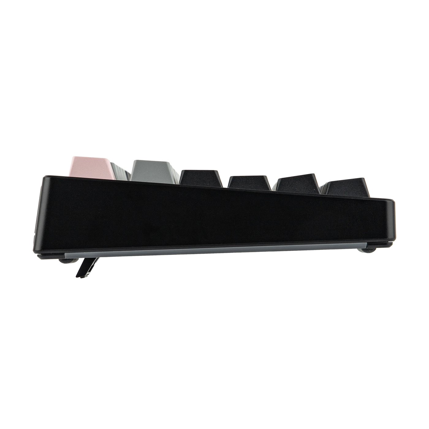 EPOMAKER TH108 PRO Black side view with kickstand deployed