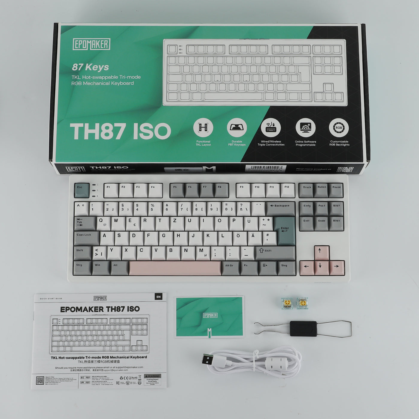 EPOMAKER TH87 — product view 34