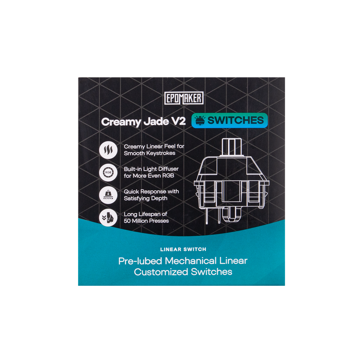 EPOMAKER Creamy Jade V2 Switch Set