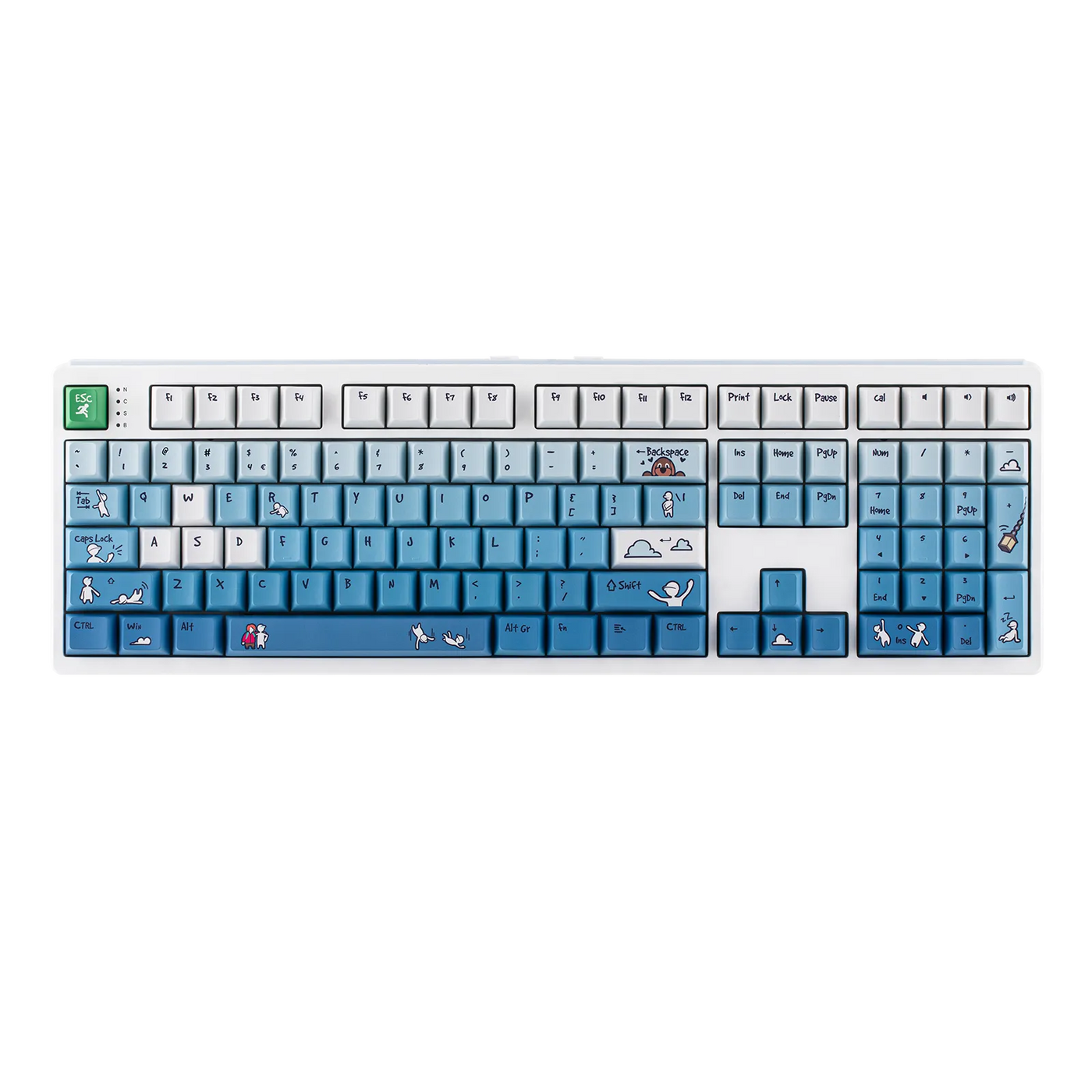 EPOMAKER × Human Fall Flat FALLEN Series Keycap Set