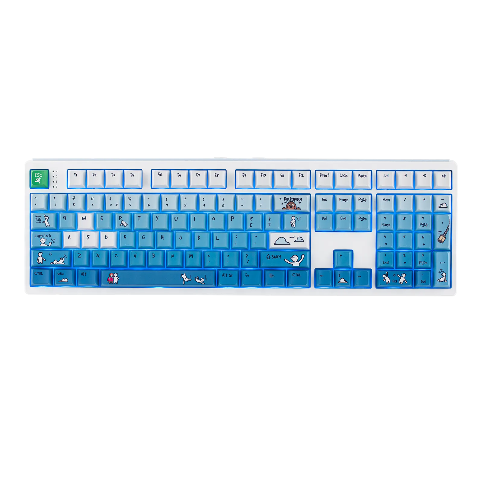 EPOMAKER × Human Fall Flat FALLEN Series Keycap Set