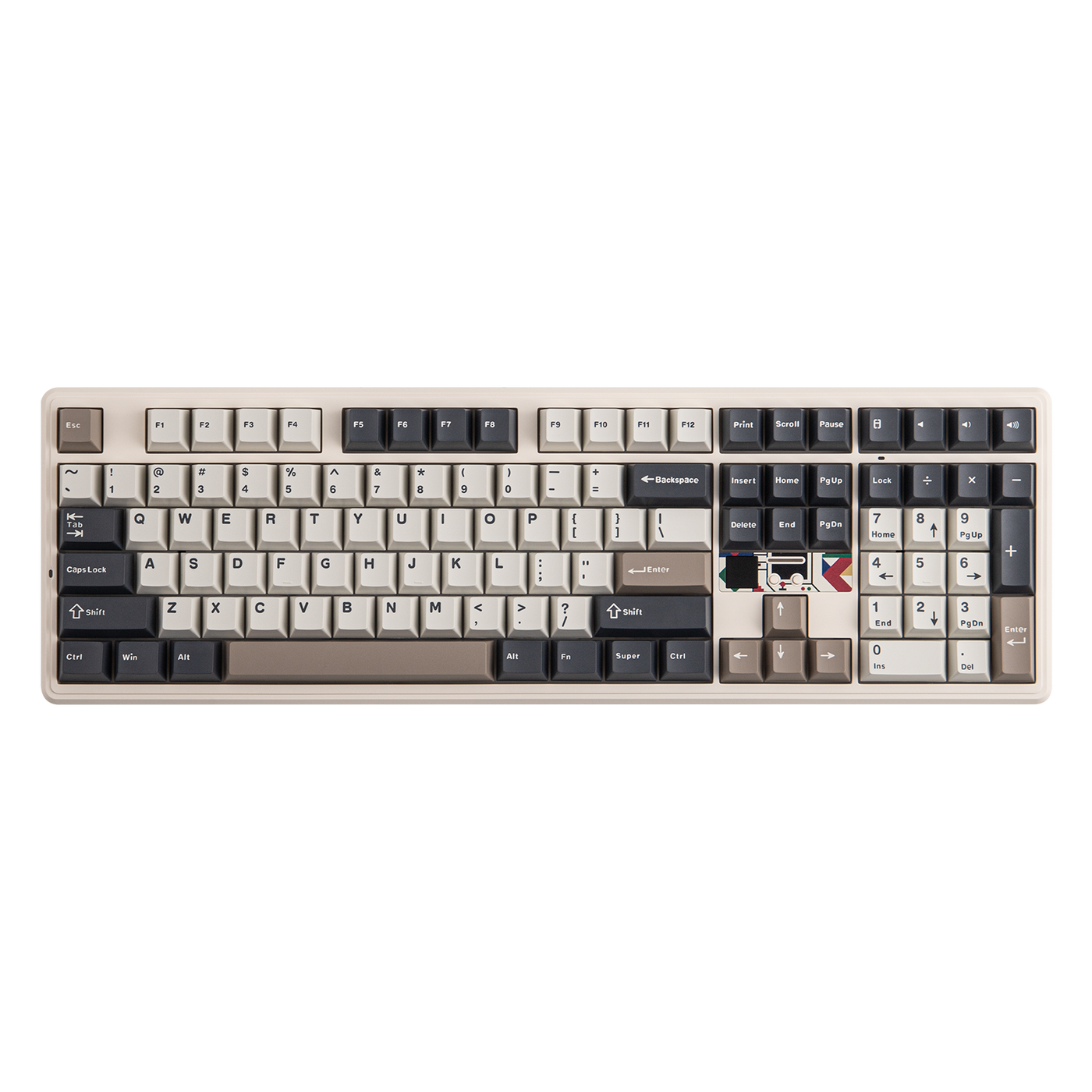 EPOMAKER X AULA F108 PRO V2 — top-down view