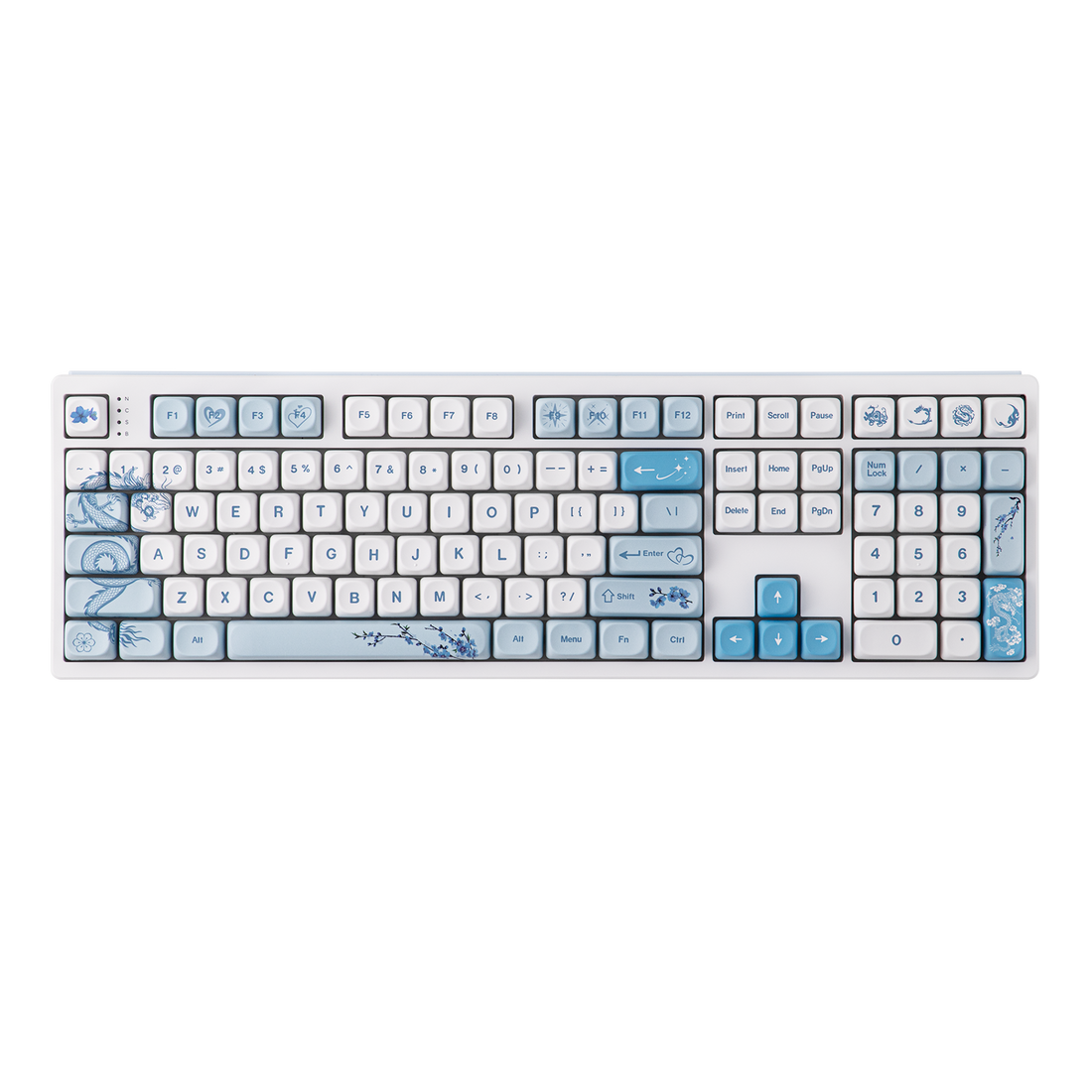 EPOMAKER x LINDSEYSZN Azure Dragon SZN Keycaps Set — product hero shot