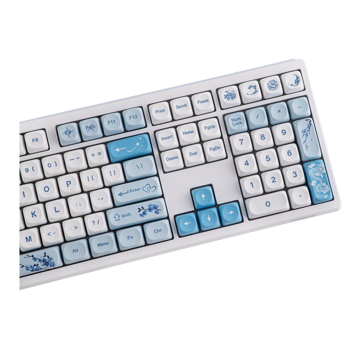 EPOMAKER x LINDSEYSZN Azure Dragon SZN Keycaps Set — detail close-up