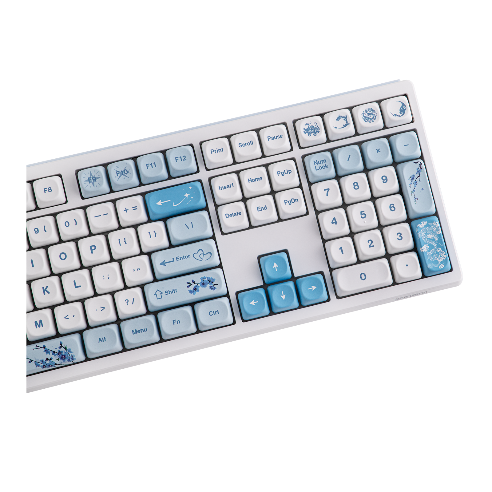 EPOMAKER x LINDSEYSZN Azure Dragon SZN Keycaps Set — detail close-up