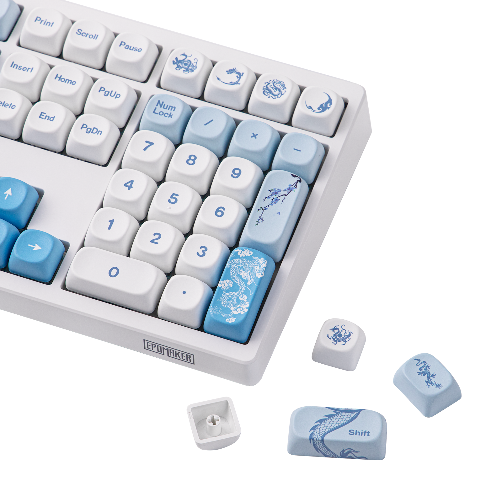 EPOMAKER x LINDSEYSZN Azure Dragon SZN Keycaps Set — product view 8