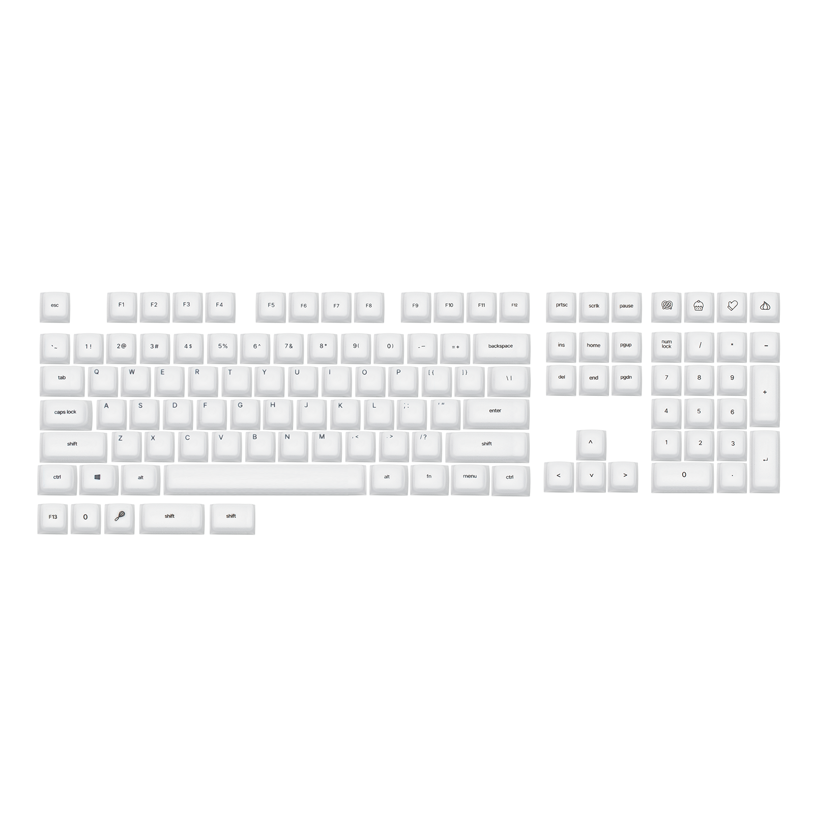 TH108 + AegisSil Keycaps Set Bundle