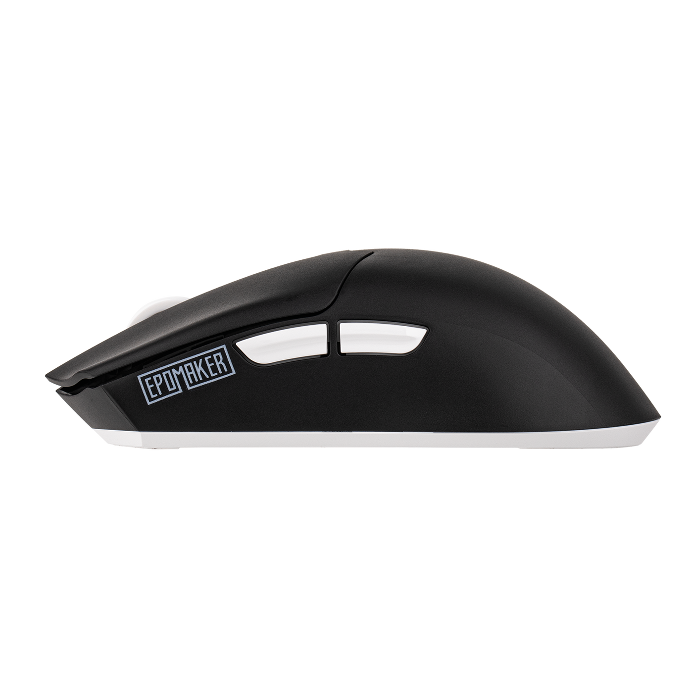 EPOMAKER Click Lite Mouse Black side profile with EPOMAKER logo