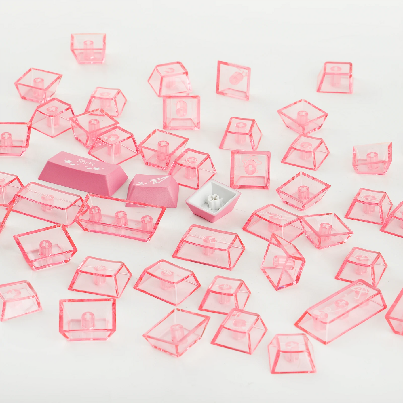 EPOMAKER DuoChrome Keycaps Set — detail close-up