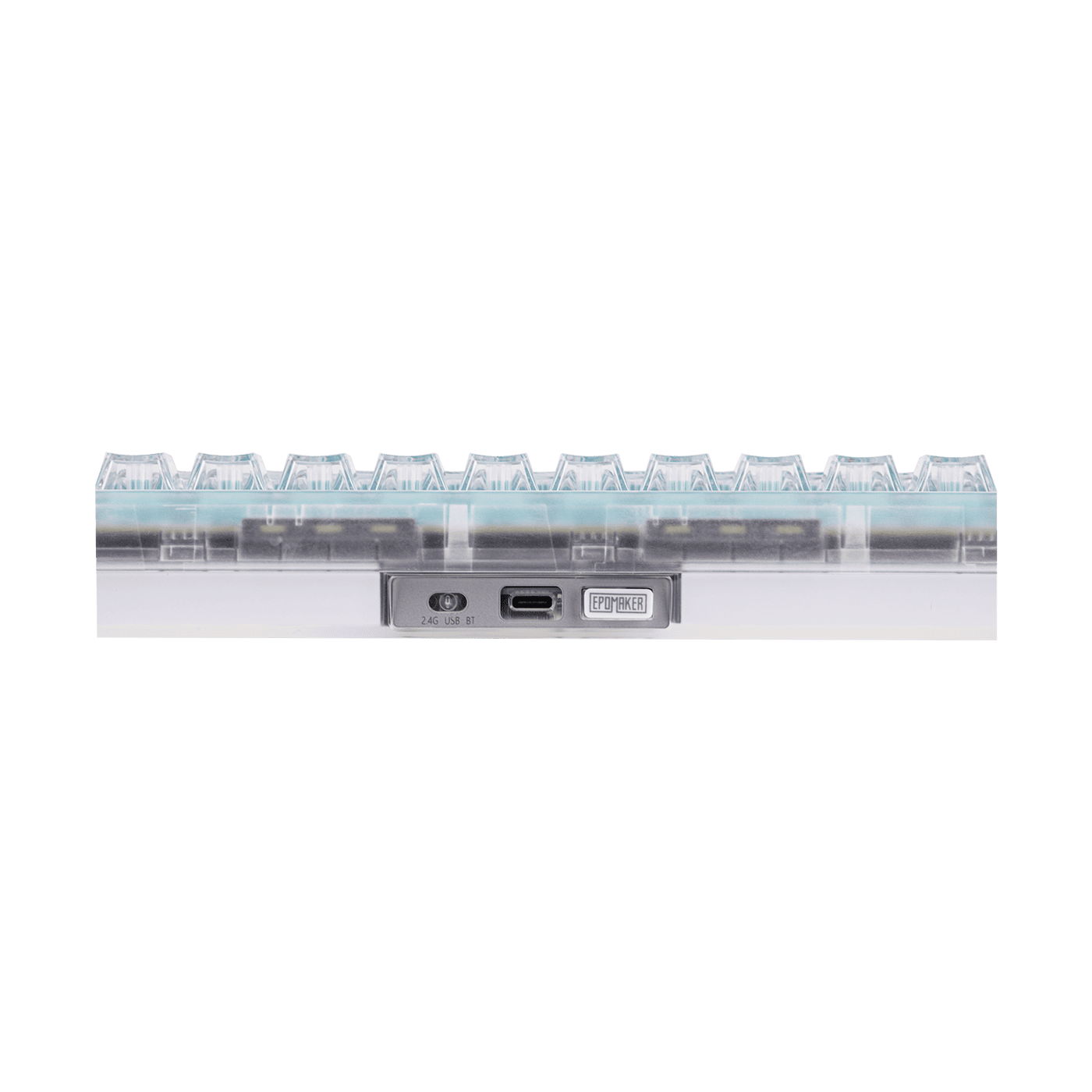 EPOMAKER HE65 V2 TMR back I/O with 2.4G/USB/BT switch and USB-C port
