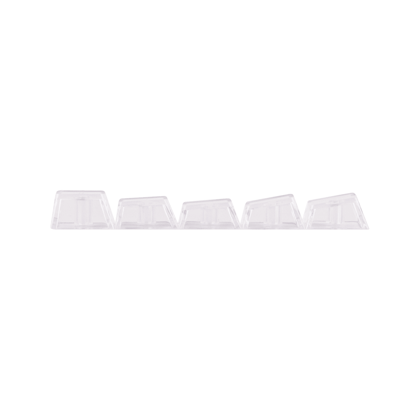 EPOMAKER HE65 V2 TMR bundled clear translucent replacement keycaps