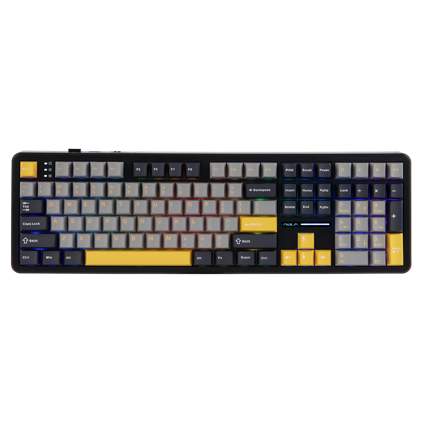 EPOMAKER x AULA F108 — top-down view