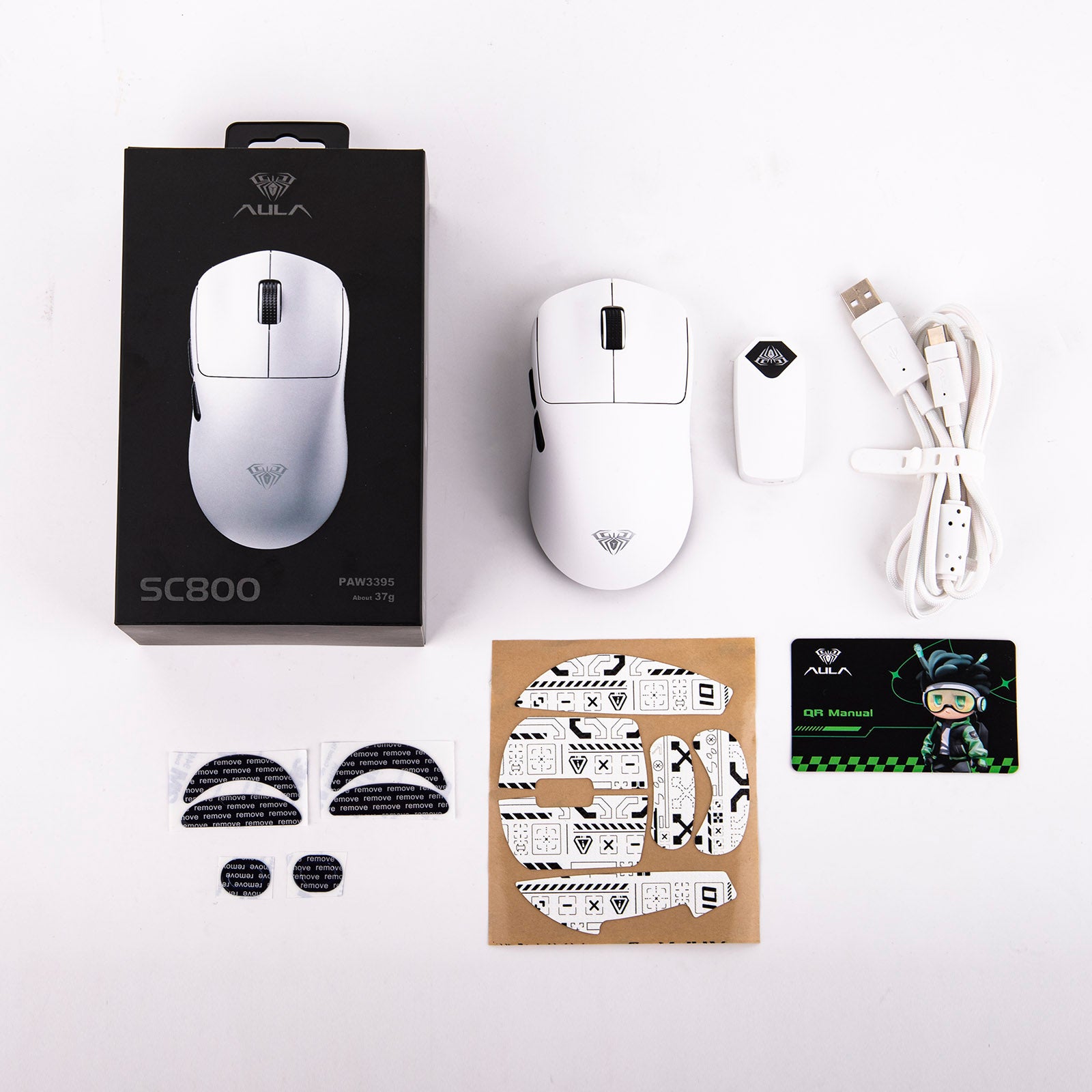 EPOMAKER X AULA SC800 dual-mode Omron-Grade gaming mouse