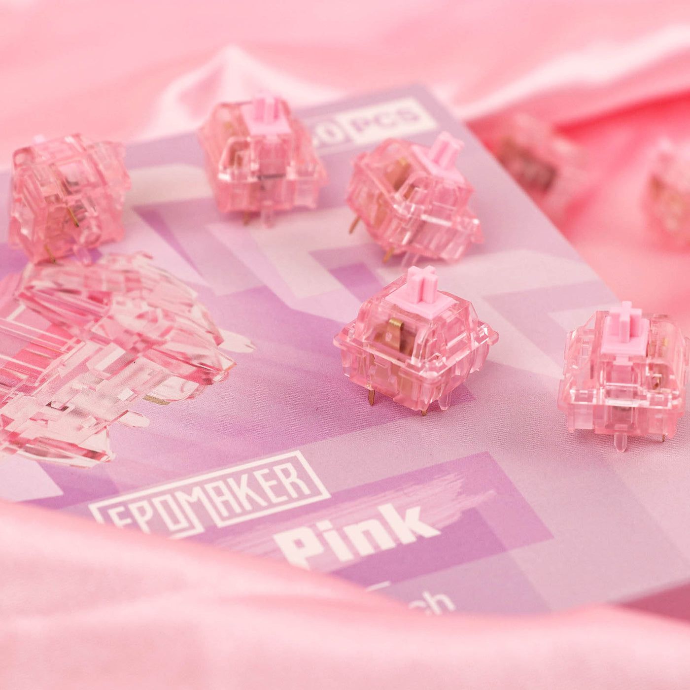 EPOMAKER Dawn Pink Switch Set — product view 11