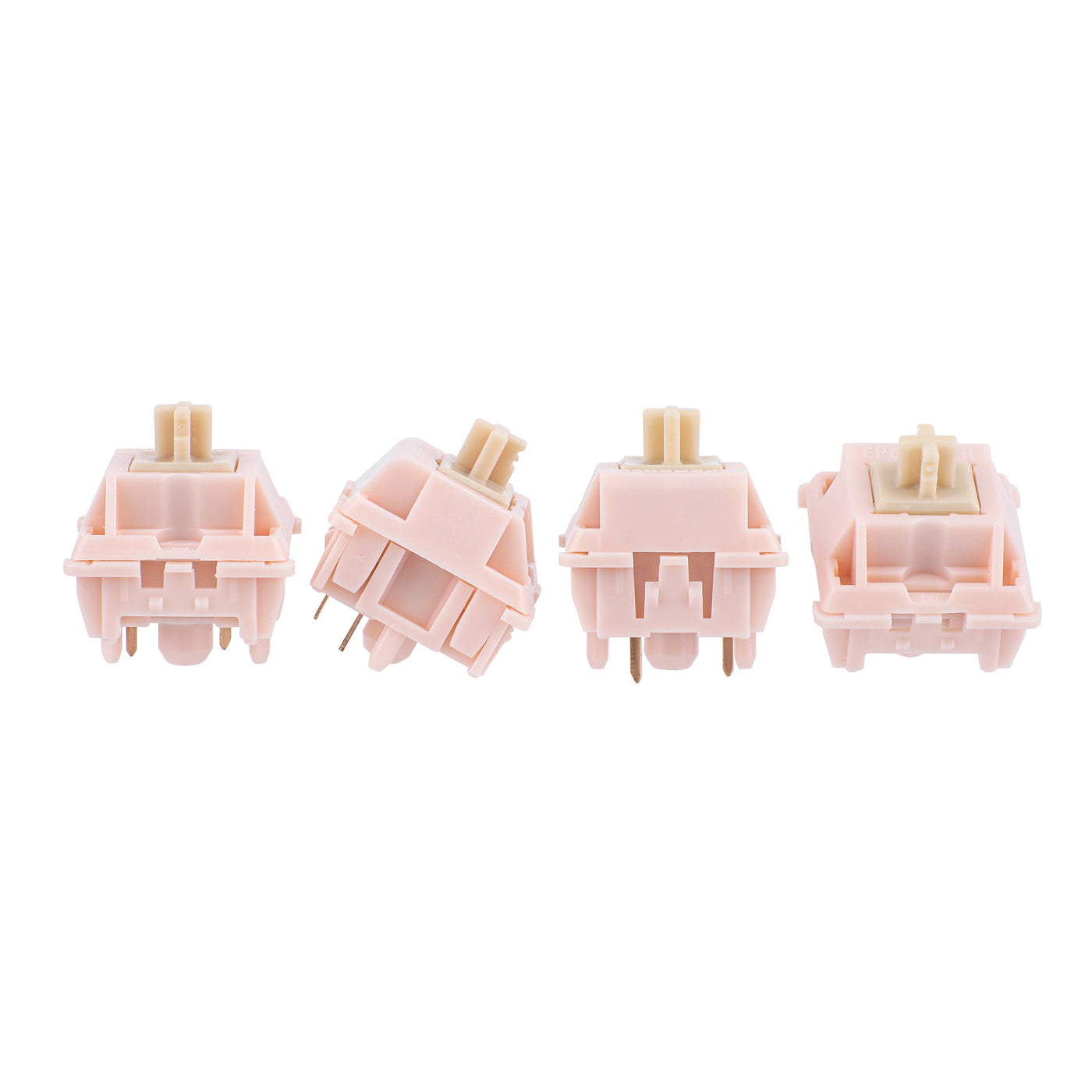 EPOMAKER Nude Rosa Silent Switch Set — product hero shot