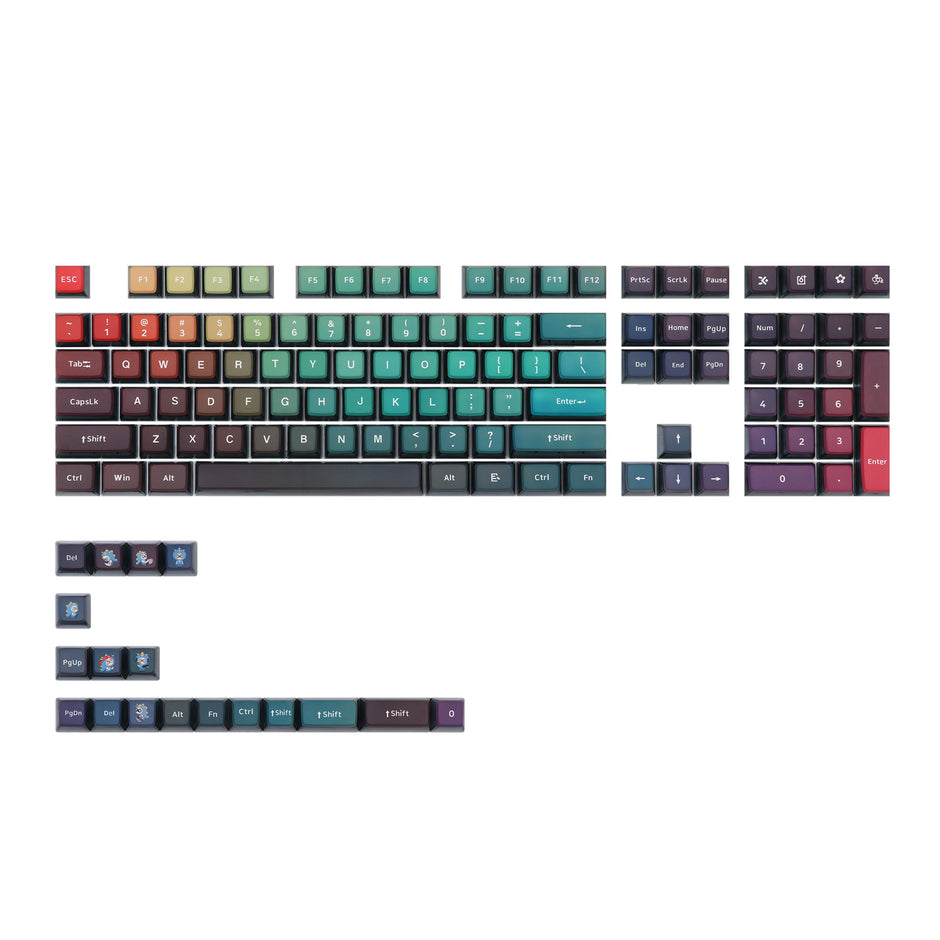 SKYLOONG Neon Pudding Keycaps Set – epomaker