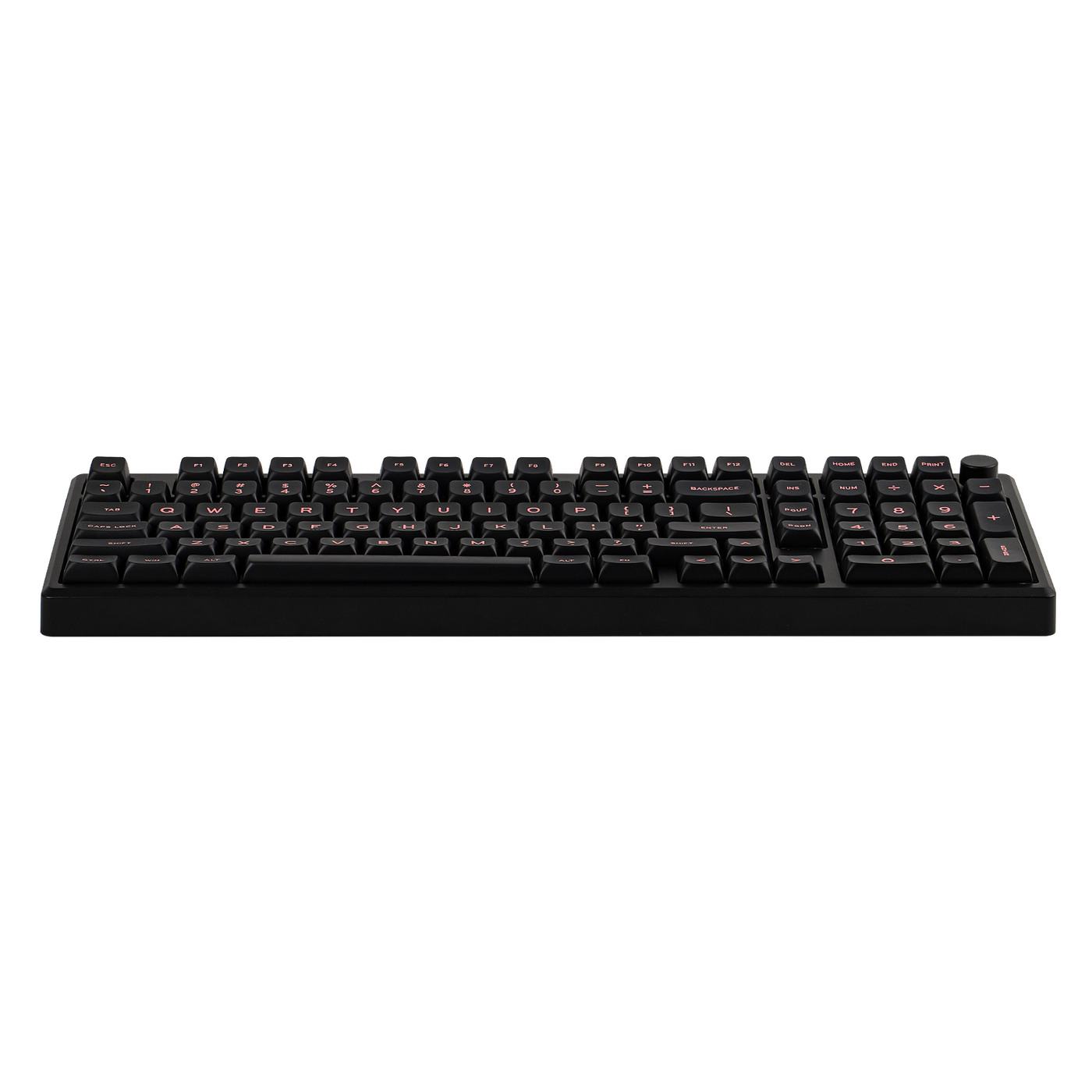 EPOMAKER Galaxy100 QMK/VIA Black side angled view