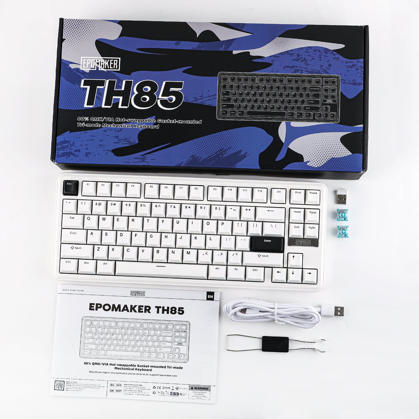 Epomaker TH85 80% VIA Mechanical keyboard