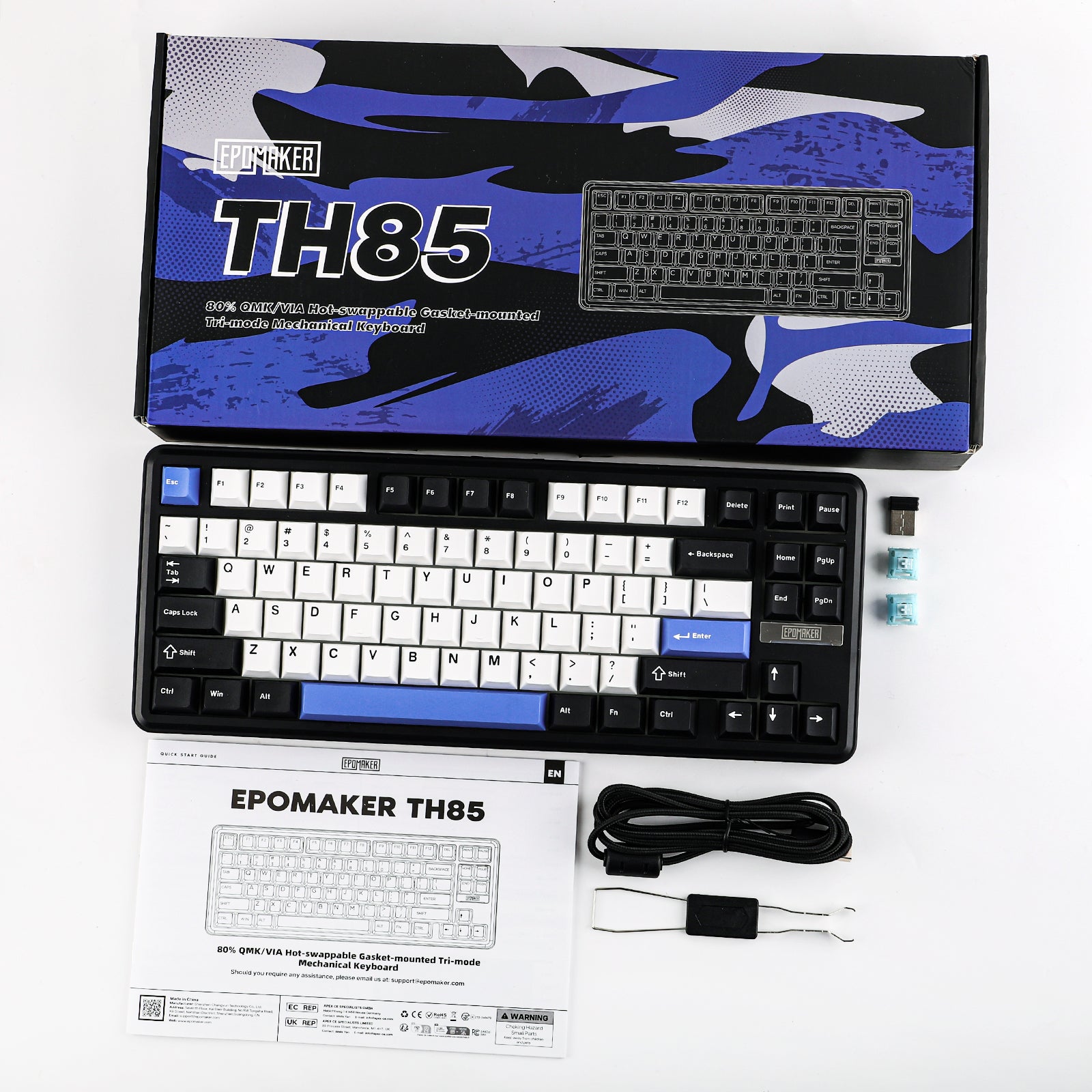 Epomaker TH85 80% VIA Mechanical keyboard
