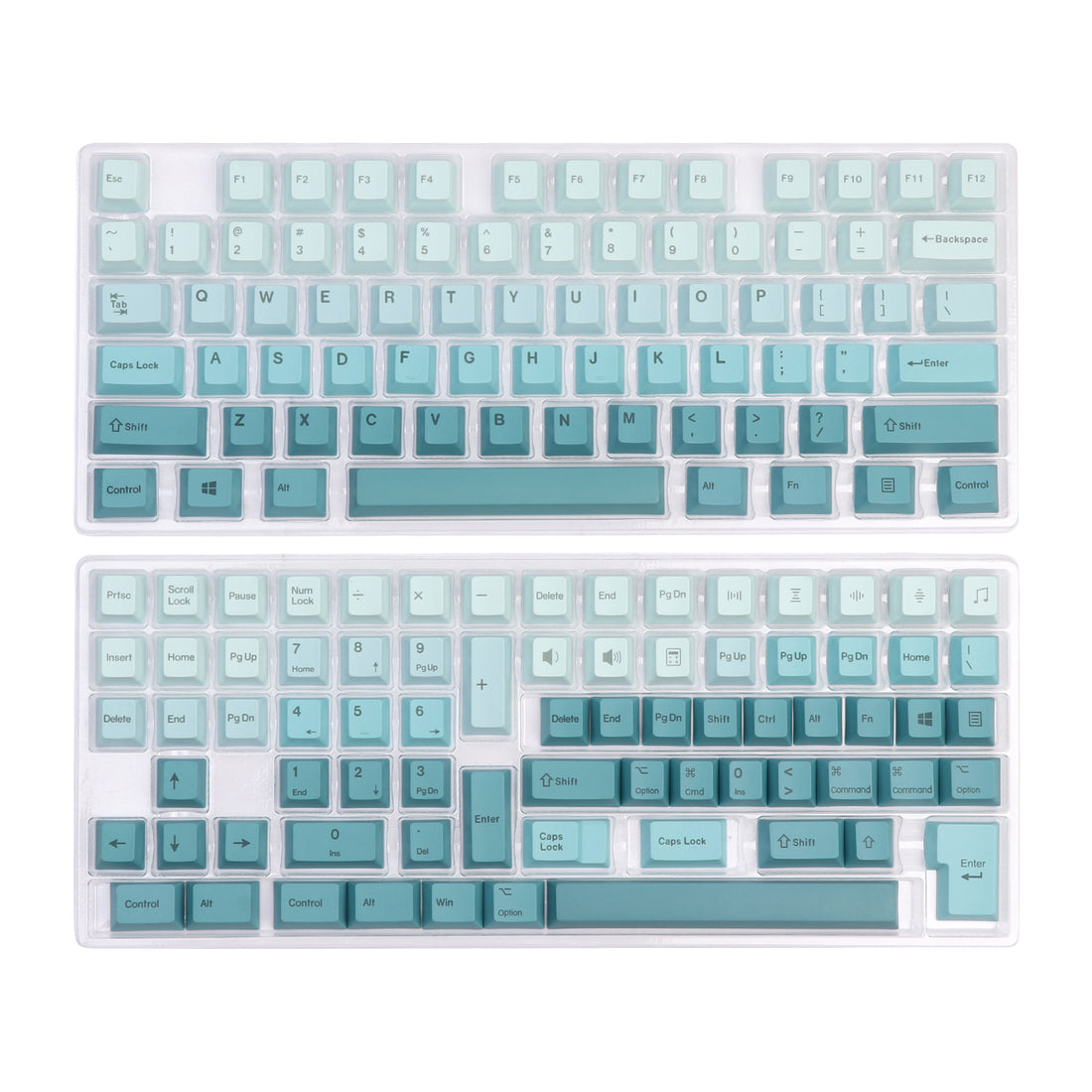 EPOMAKER EmeraldMist Keycaps Set