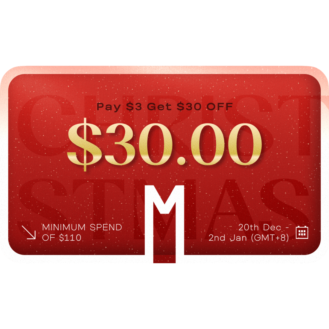 EPOMAKER XMAS Sale Reservation Card