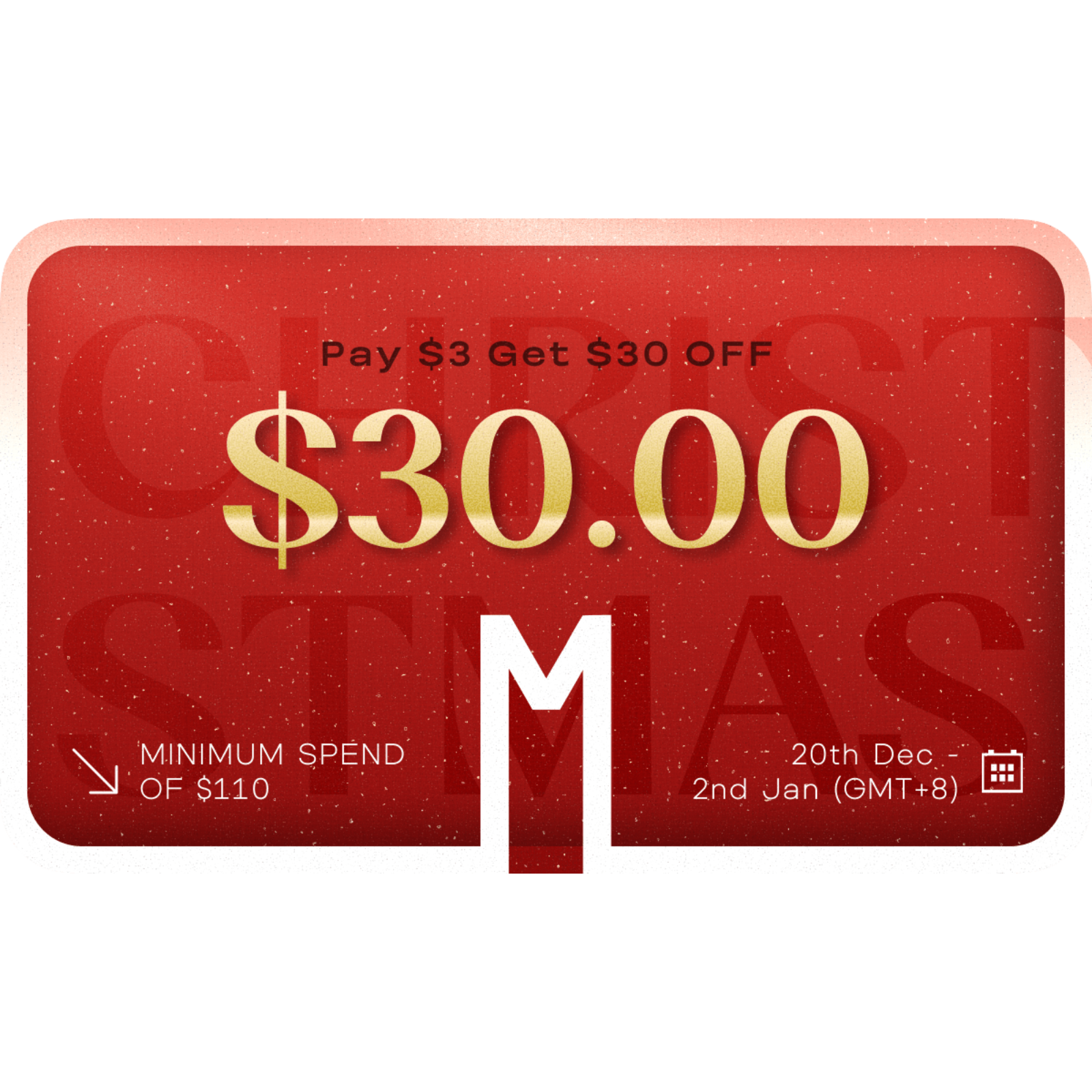 EPOMAKER XMAS Sale Reservation Card