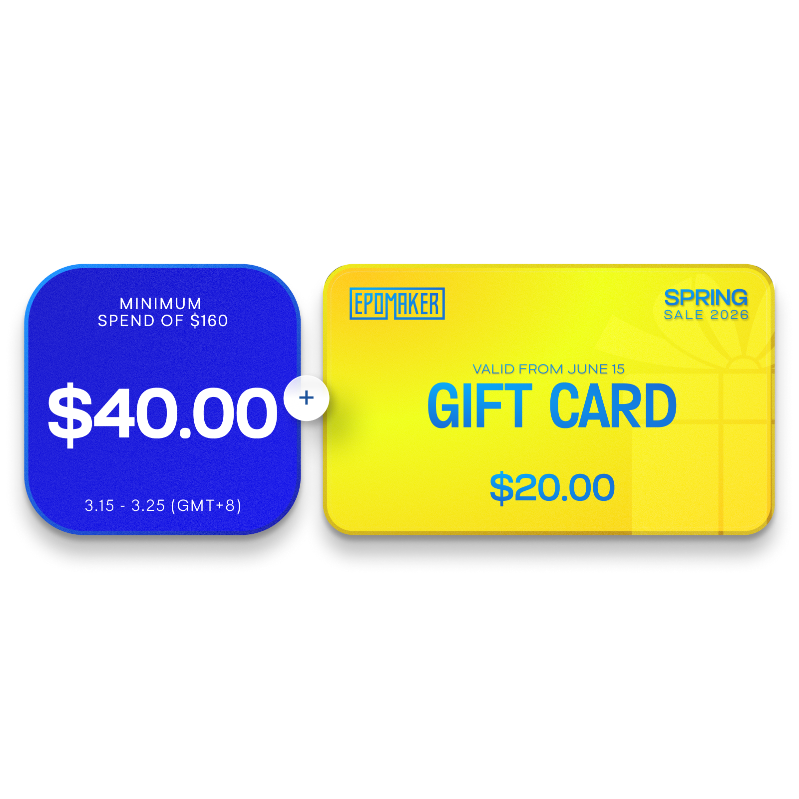 EPOMAKER Spring Sale Reservation Card