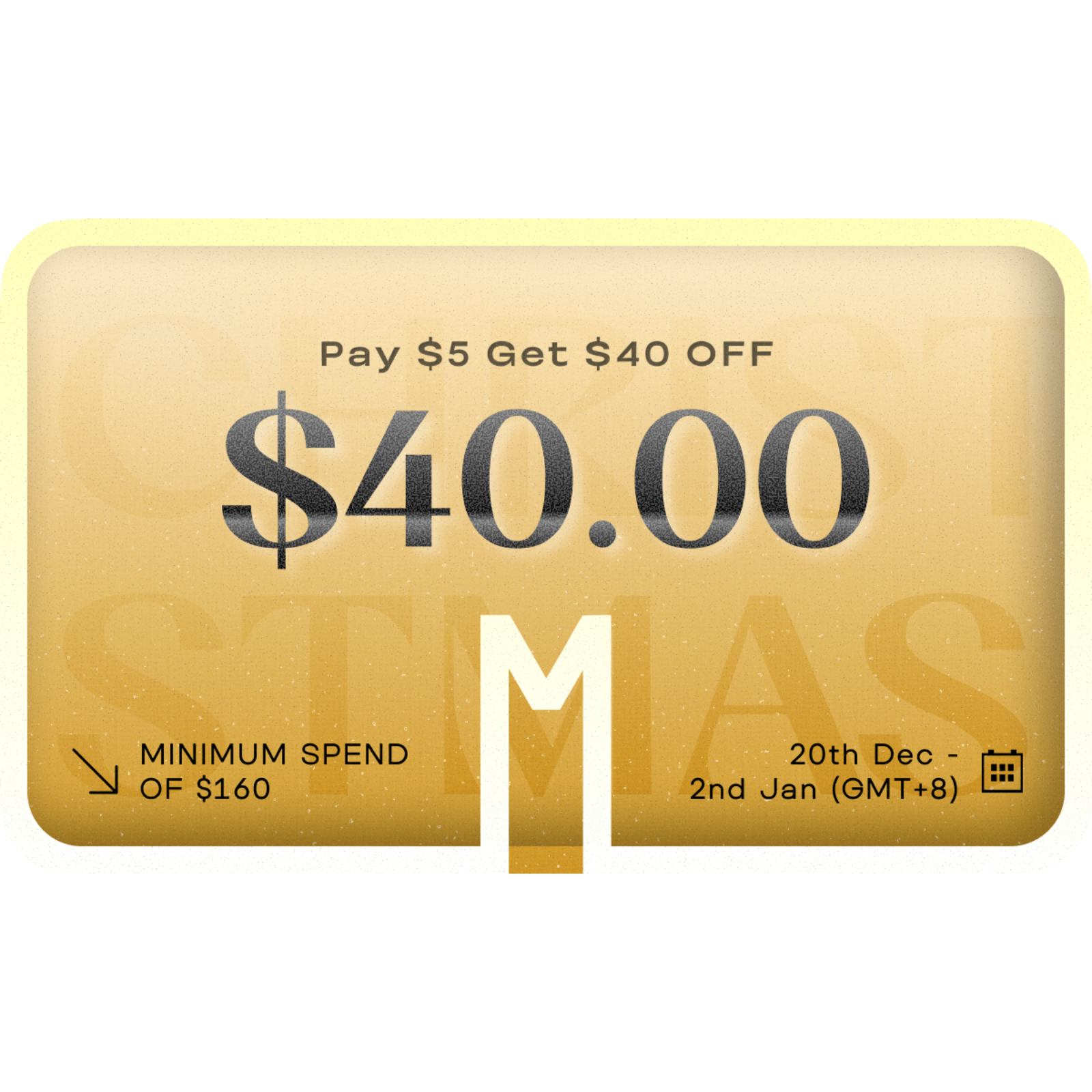 EPOMAKER XMAS Sale Reservation Card