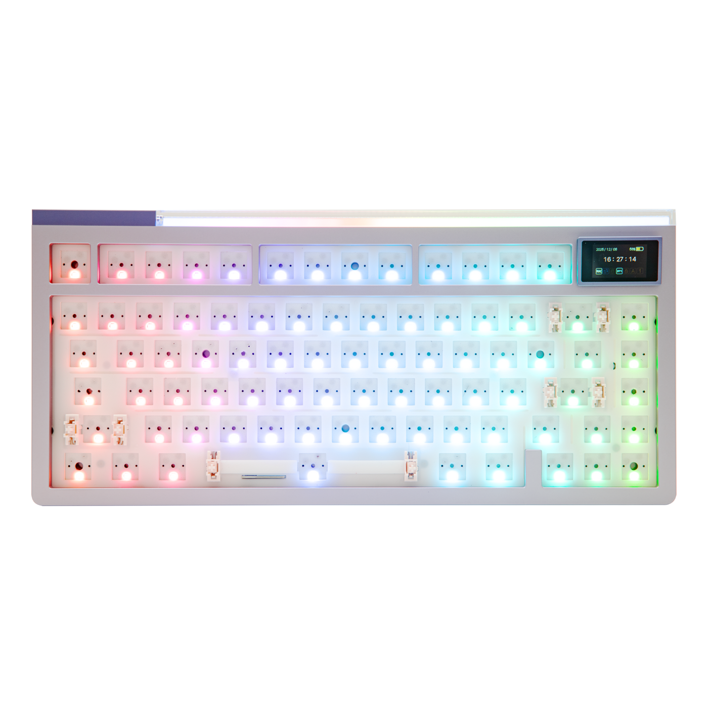 [GB-EXTRA IN STOCK] EPOMAKER GLOW75 DIY Kit — detail close-up
