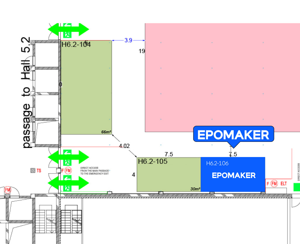 Hall 6.2a · floor plan