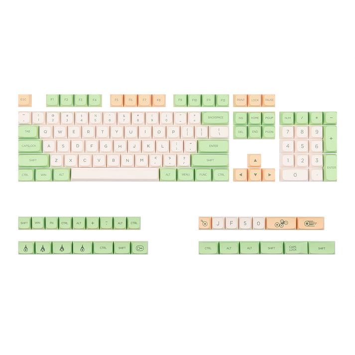 Epomaker Retro Green Keycaps Set