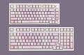 Epomaker Peach Sunset Keycaps Set