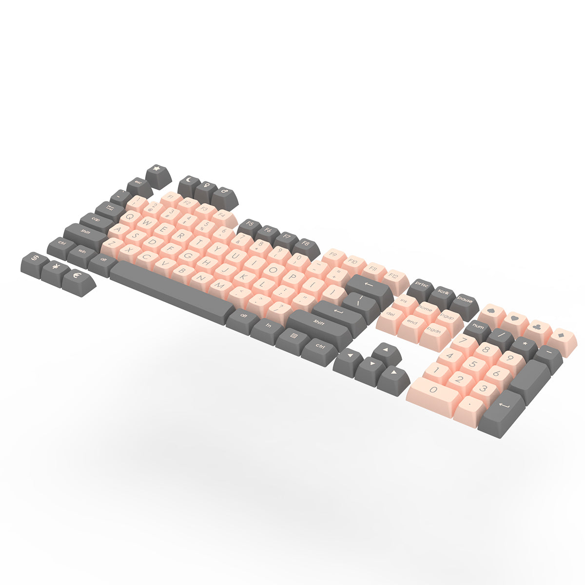 Ajazz Peace Kitty Keycaps Set