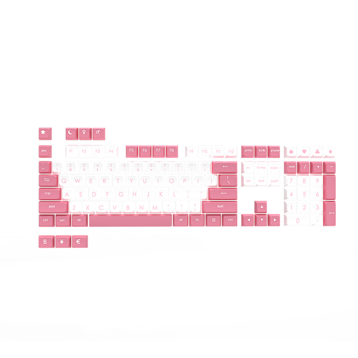 Ajazz Peace Kitty Keycaps Set
