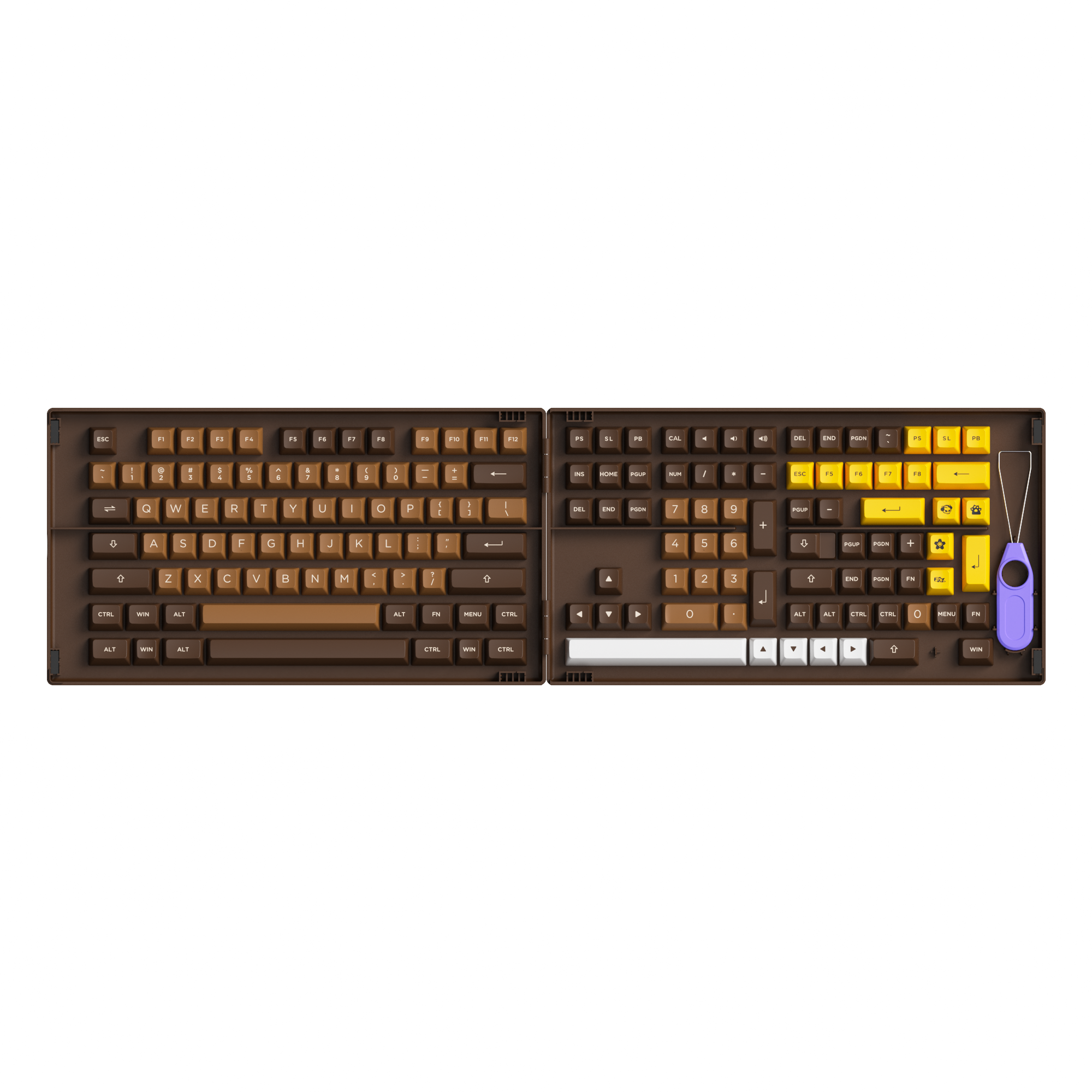AKKO Chocolate Keycaps Set