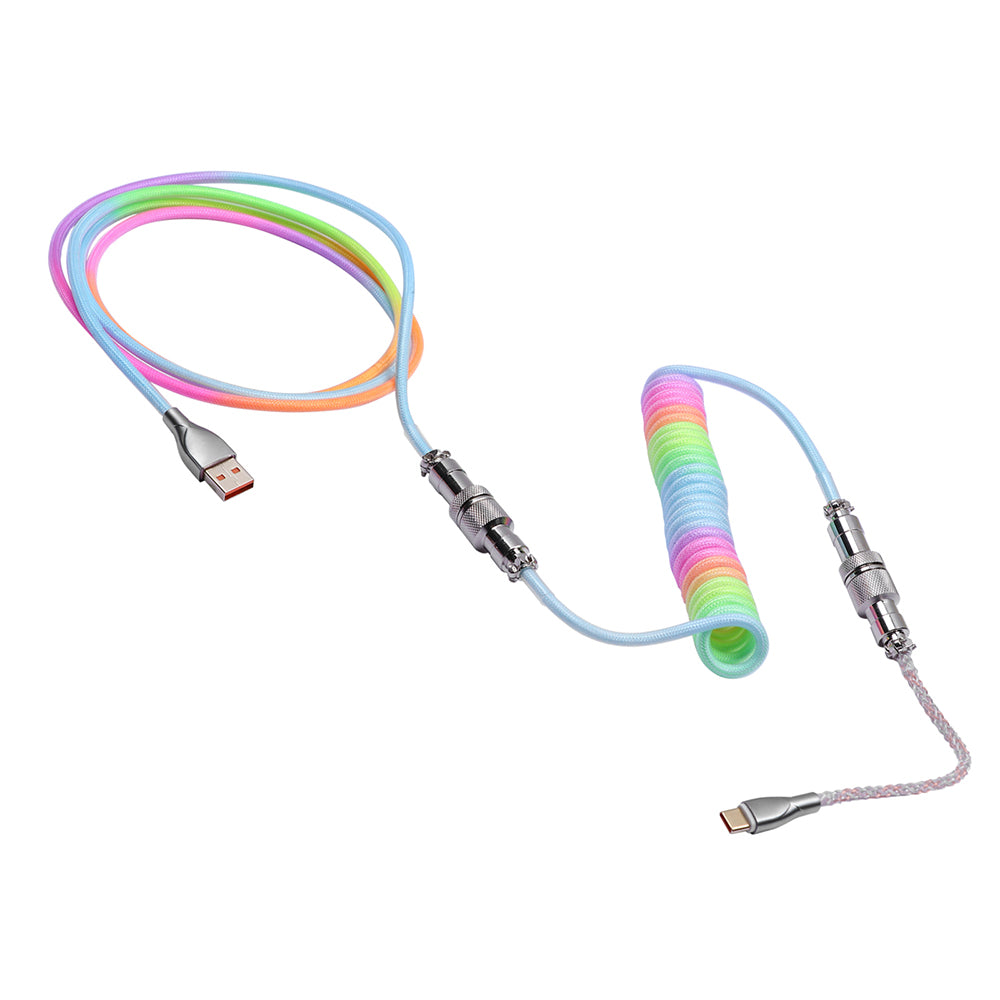 Epomaker Rainbow Glowing Cable — product hero shot