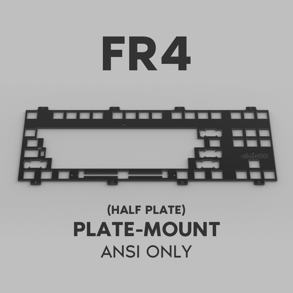 Class80 - FR4 Half Plate for Plate-Mount Stabilizer (ANSI Only)