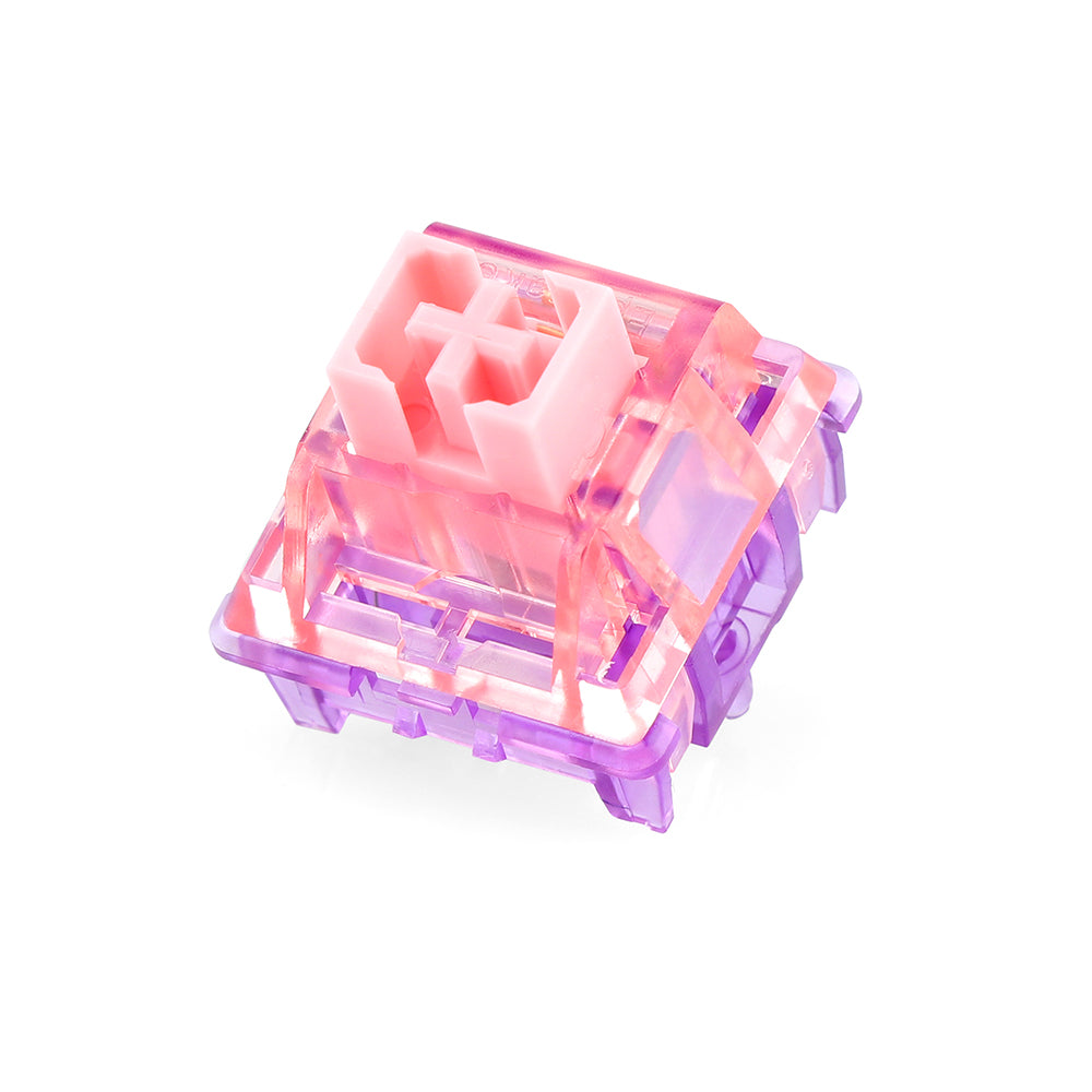 Epomaker Flamingo Switch Set — top-down view