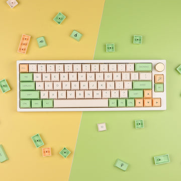 Epomaker Retro Green Keycaps Set